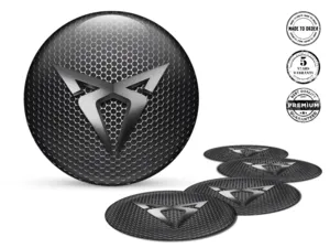 Seat Cupra Adesivo Silicone Logo Decalcomania Ruota Lusso